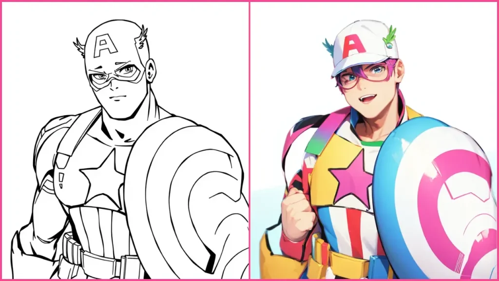 Captain America Coloring Pages