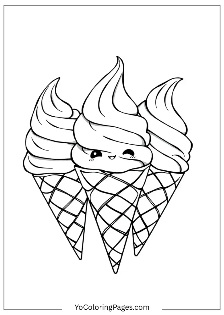 Cute Ice Cream Cones
