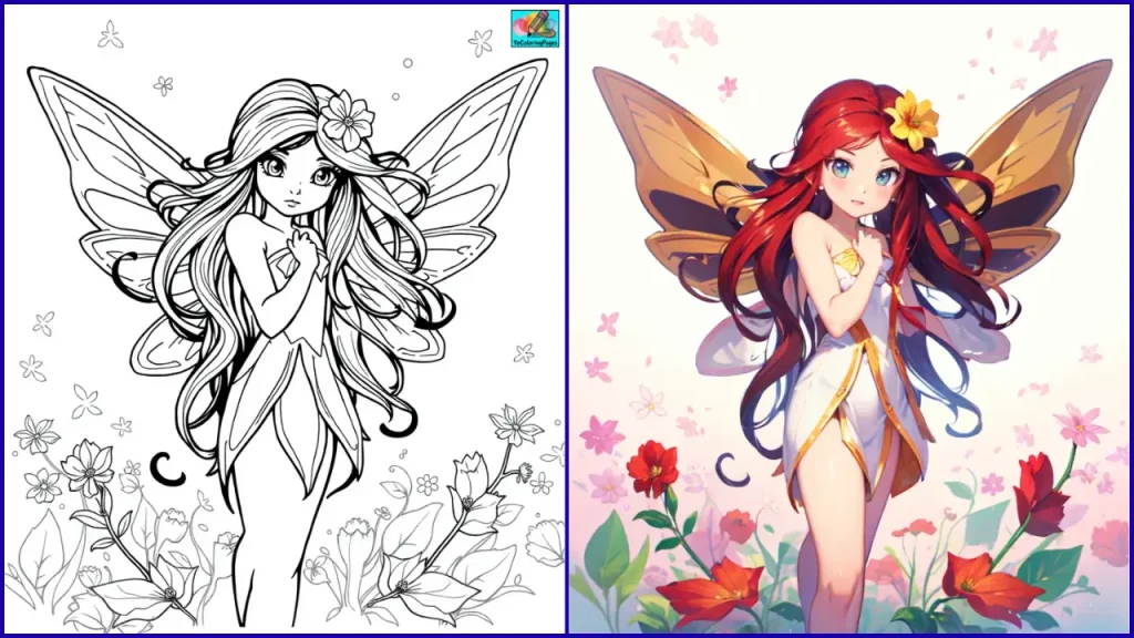 Fairy Coloring Pages