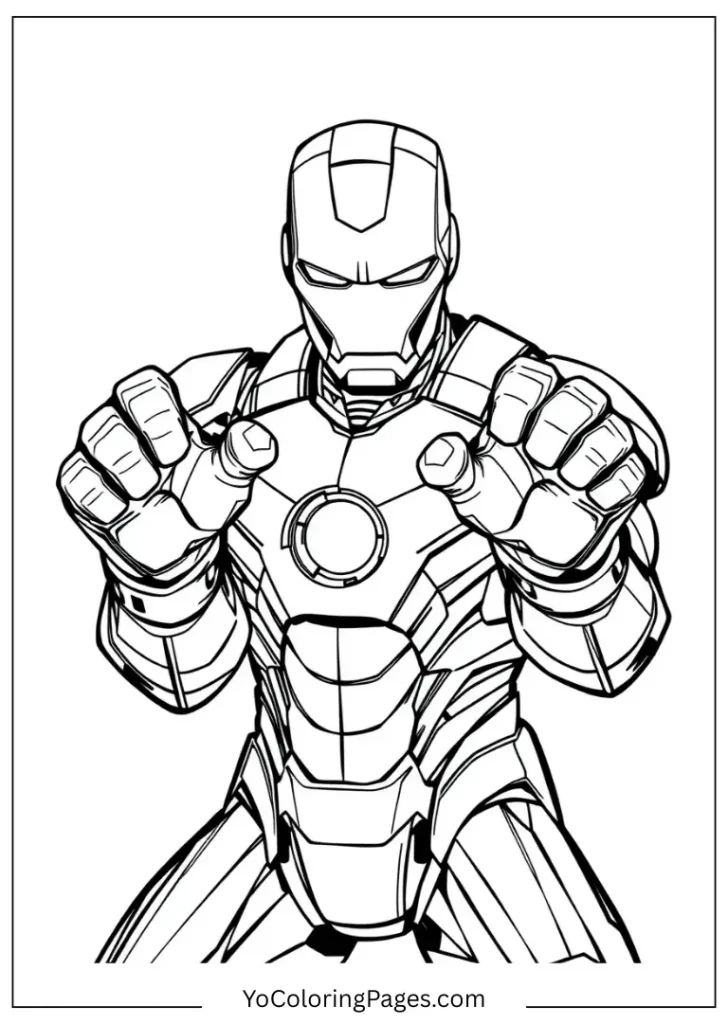Iron Man Battle Stance