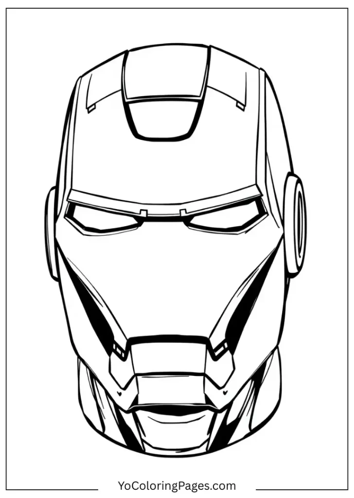 Iron Man Helmet Sketch