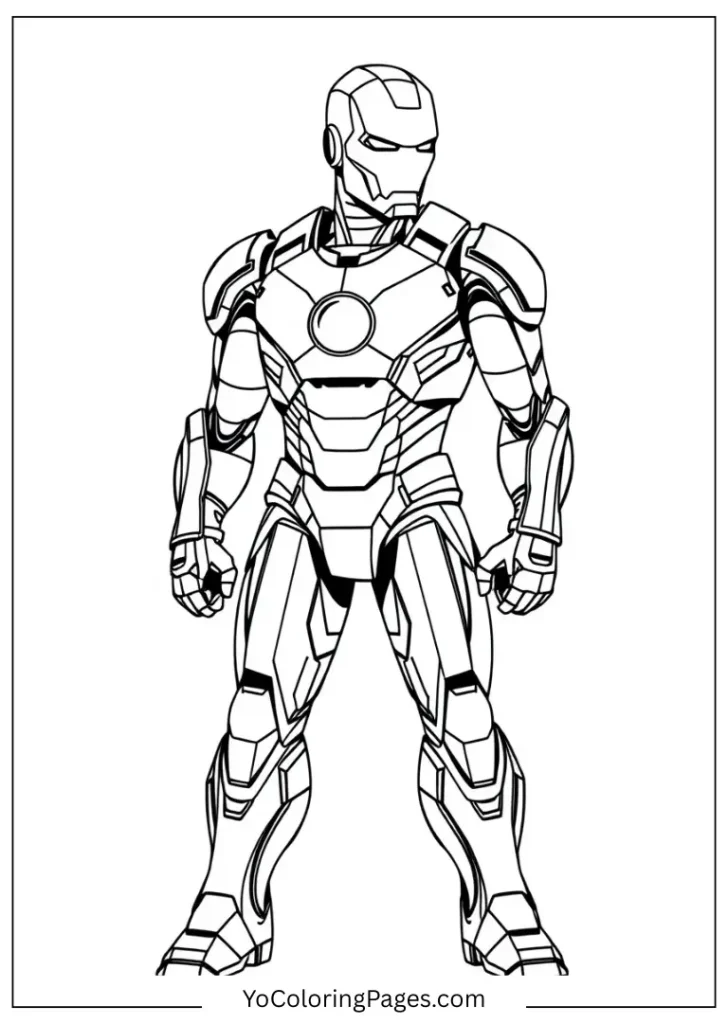 Iron Man Standing Hero Pose