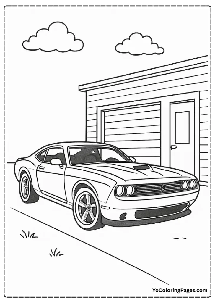 Powerful Muscle Car