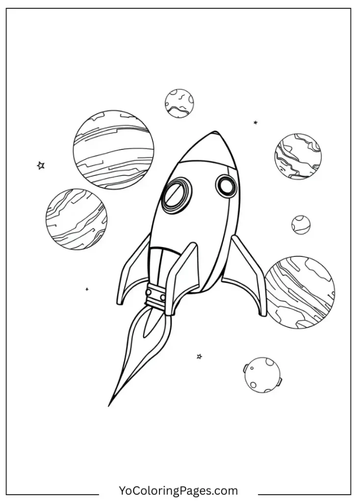 Rocket in Space