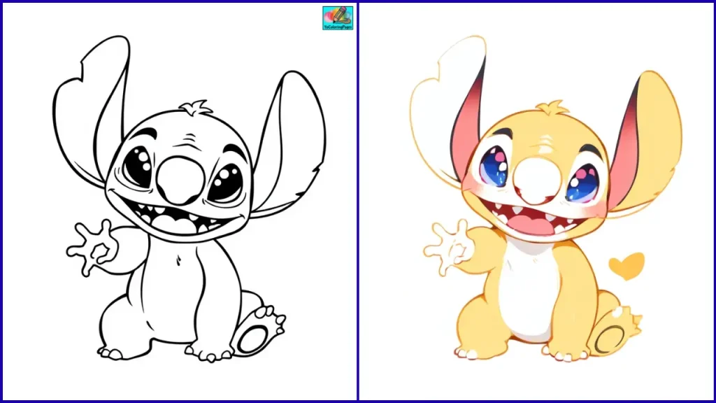 Stitch Coloring Pages