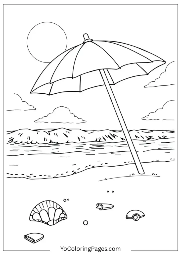 Sunny Beach Scene