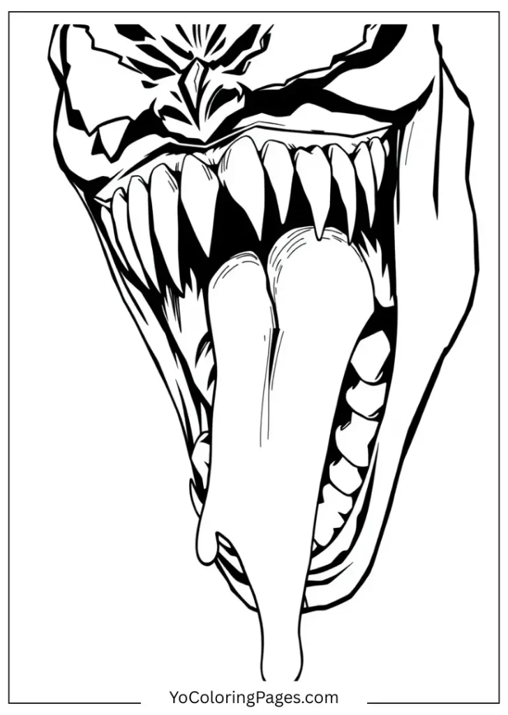 Venom Roaring Sketch