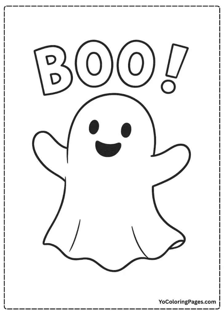 Friendly ghost Halloween