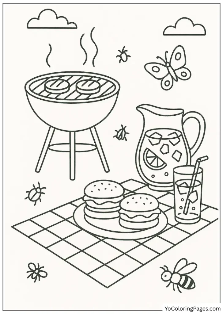 Outdoor BBQ Picnic