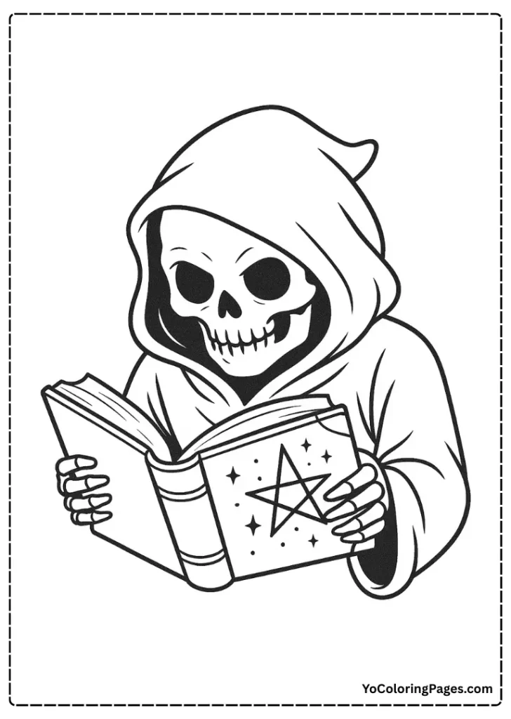 Scary skeleton activity