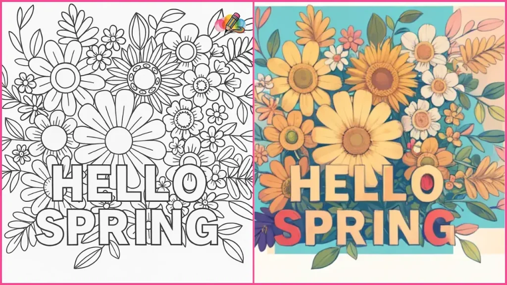 Spring Coloring Pages