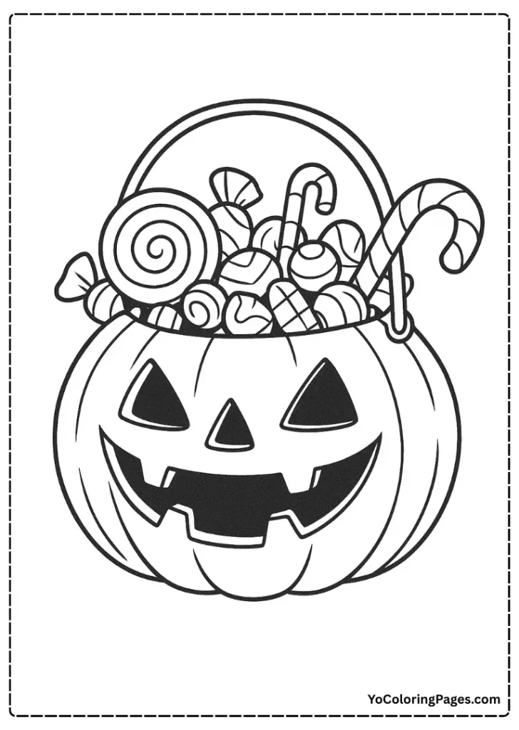 Trick or treat jack-o’-lantern