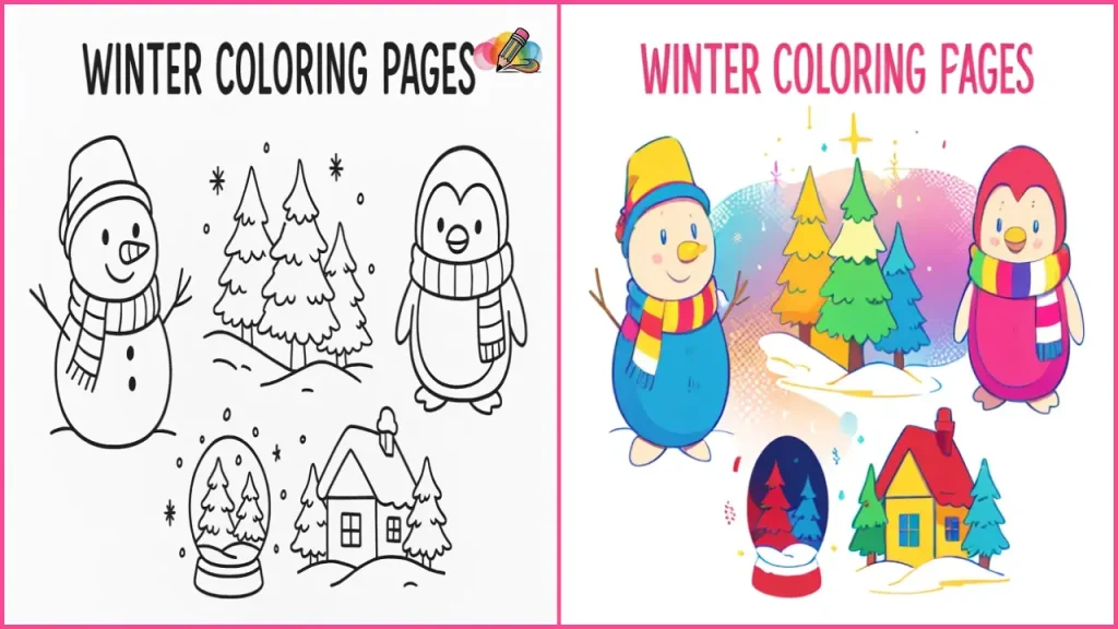 Winter Coloring Pages