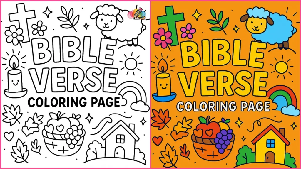 Bible Verse coloring pages