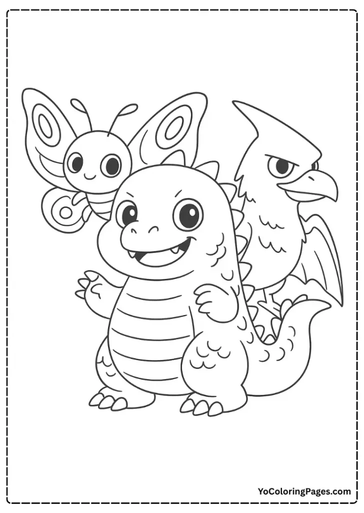 Godzilla and Friends