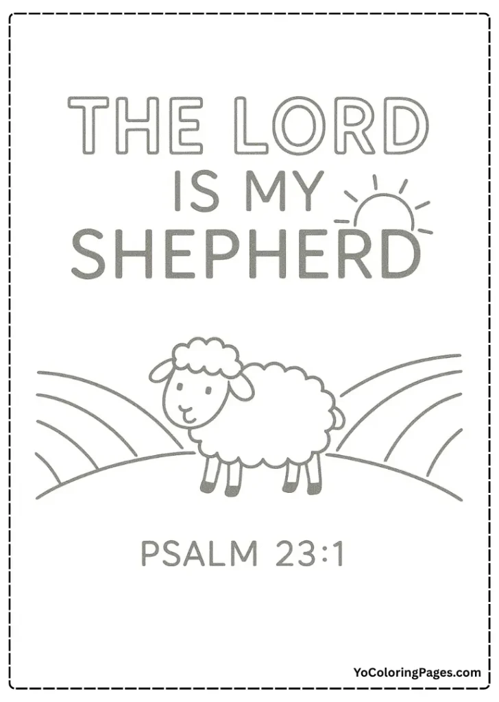 The Lord is my shepherd